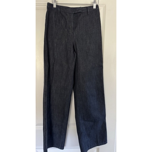 Ann Taylor Denim - Ann Taylor Jeans Womens Size 2‎ Dark Wash Wide Leg Denim Pants